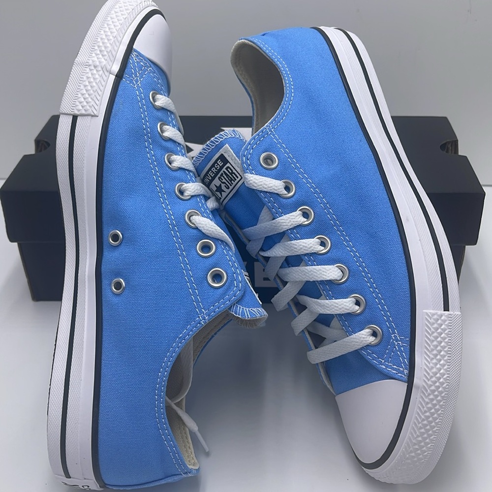 Vans Men’s A04545F CTAS OX LT. BLUE Platforms Sneakers Chuck Taylor All Stars - Picture 11 of 16
